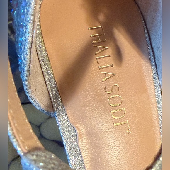 Thalia Sodi NWT Stunning Chace Ankle Strap Peep Toe Rhinestone Heels (SH079) - Picture 12 of 12